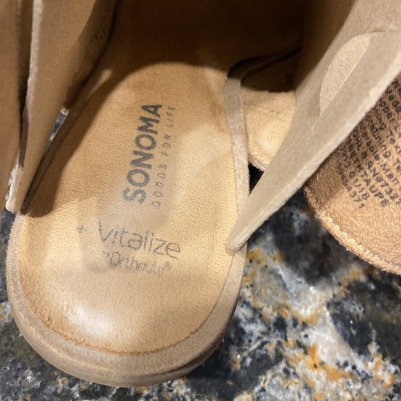 Womens Sonoma ortholite hook and loop open toe sandals size 10 - Picture 5 of 5